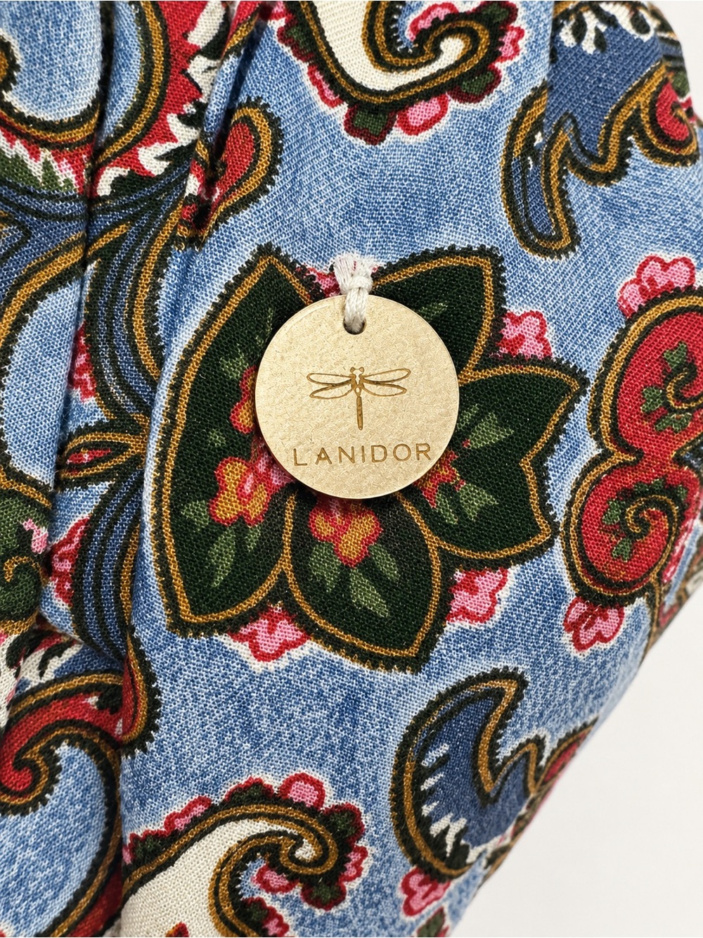 Lanidor Collection Boho Paisley Bell Sleeve Midi Dress XL‎ 100% Viscose - Picture 7 of 7